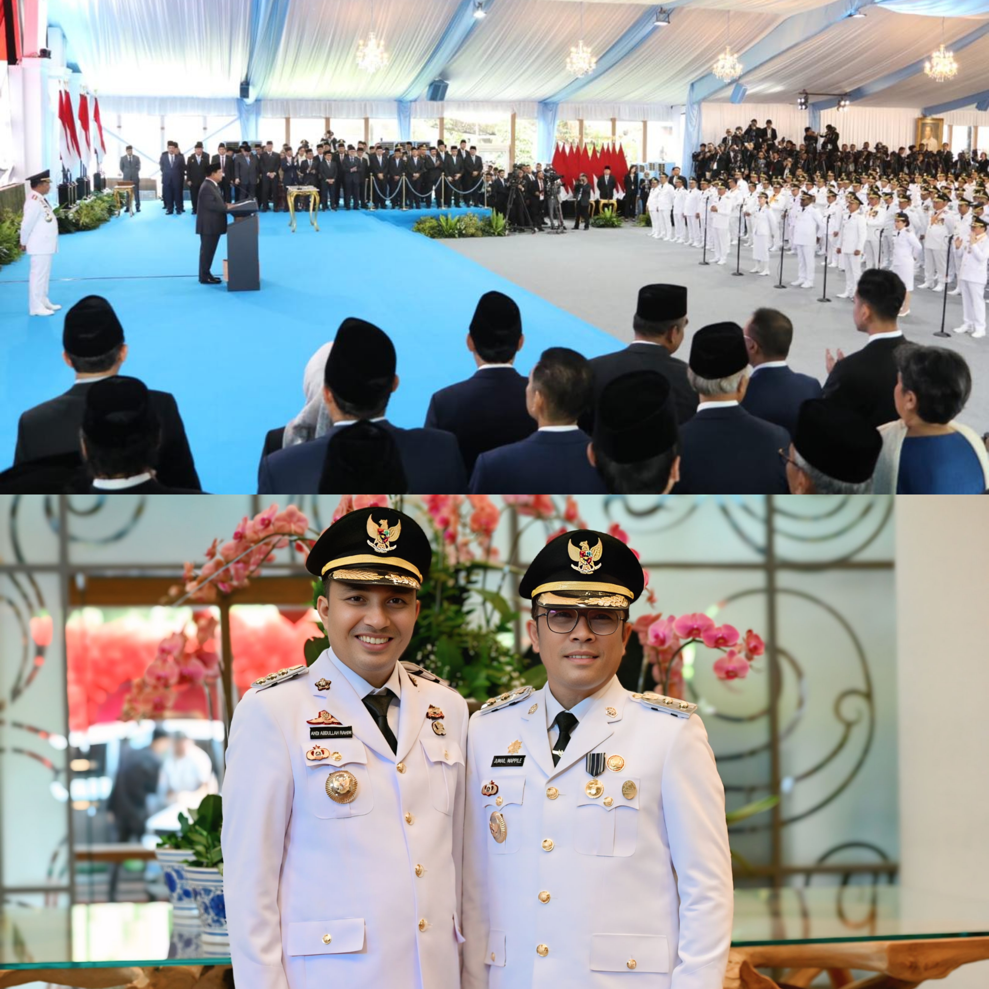 Presiden RI Lantik Andi Abdullah Rahim dan Jumail Mappile Sebagai Bupati & Wakil Bupati Luwu Utara